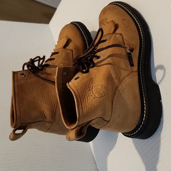 Ariat leather boots women's size 7.5 B - Picture 3 of 10